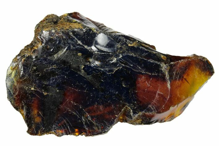 Rough Blue Indonesian Amber - West Java, Indonesia #173613